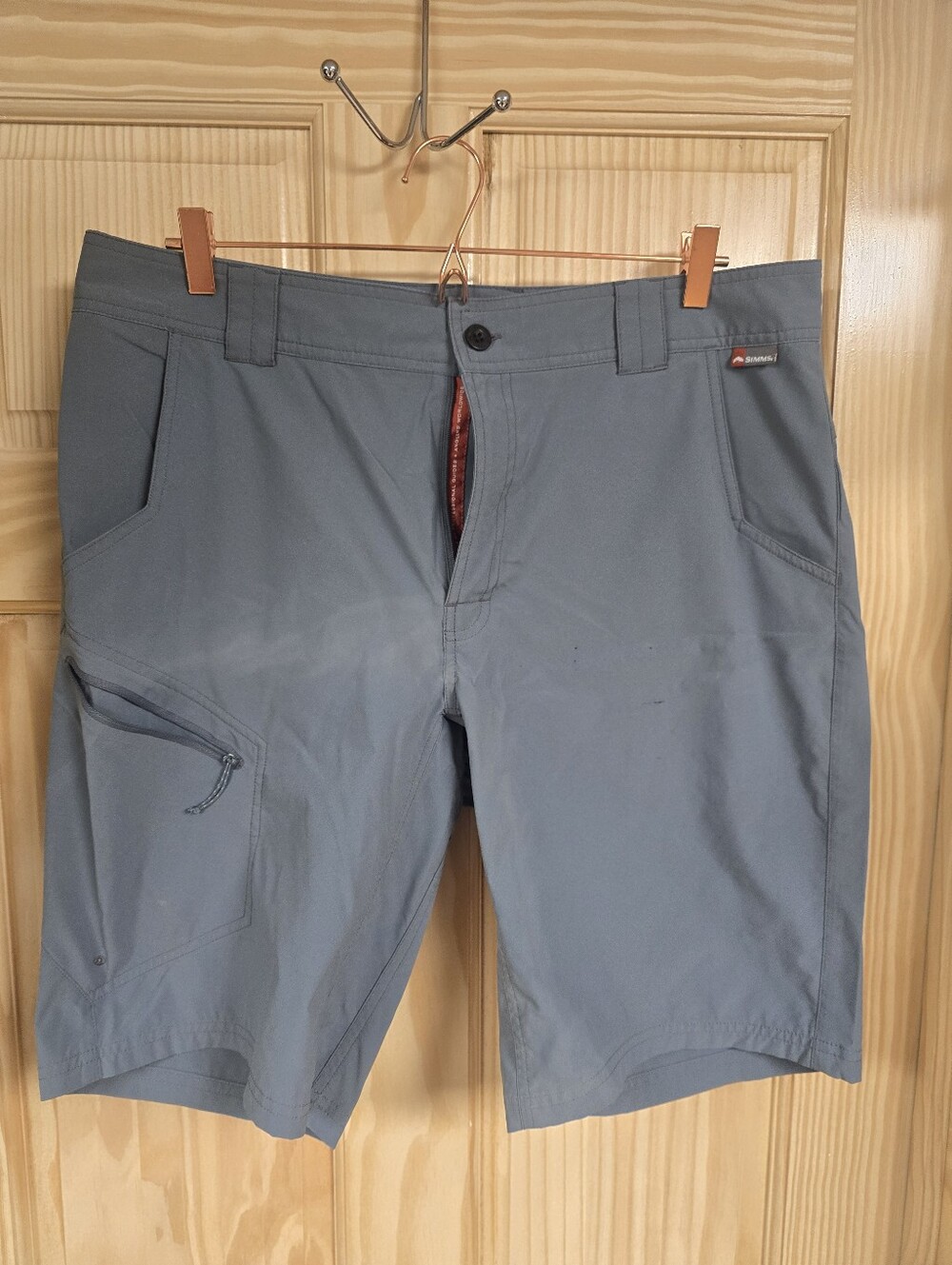 Men's Lightweight Gray Outdoor Shorts -